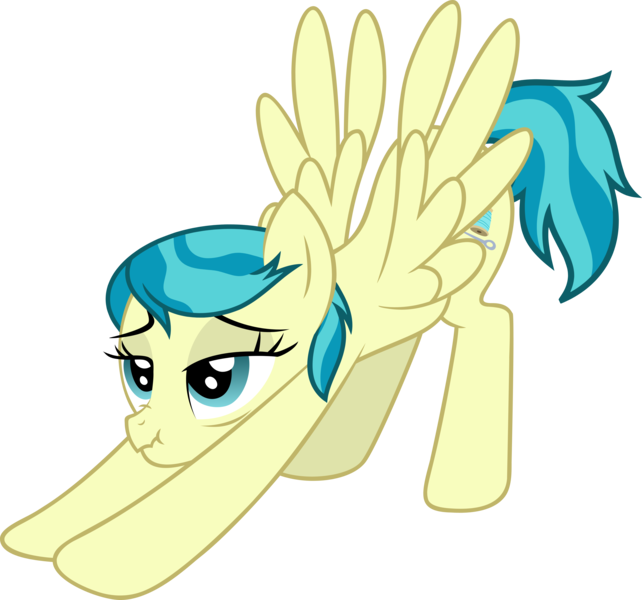 Size: 6000x5607 | Tagged: safe, artist:firlin123, derpibooru import, auntie lofty, pegasus, pony, g4, absurd resolution, female, image, iwtcird, lidded eyes, mare, meme, png, scrunchy face, simple background, solo, spread wings, transparent background, wings