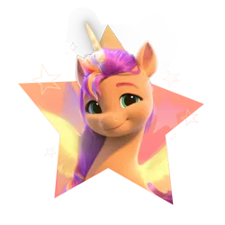 Size: 2400x2400 | Tagged: safe, derpibooru import, official, sunny starscout, alicorn, pony, g5, my little pony: a new generation, female, image, mane stripe sunny, mare, png, race swap, simple background, solo, sunnycorn, transparent background