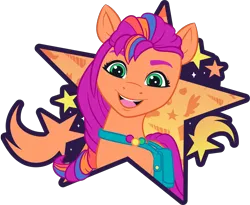 Size: 1708x1403 | Tagged: safe, derpibooru import, official, sunny starscout, earth pony, pony, g5, female, image, mane stripe sunny, mare, png, simple background, solo, transparent background