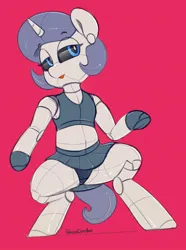 Size: 1526x2048 | Tagged: safe, artist:perezadotarts, ponerpics import, oc, unofficial characters only, pony, robot, robot pony, unicorn, ballerina, clothes, female, image, jpeg, mare, skirt, solo