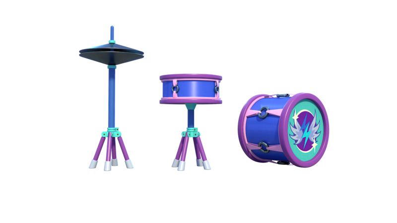 Size: 12598x7086 | Tagged: safe, derpibooru import, official, g5, my little pony: make your mark, bridlewoodstock, bridlewoodstock (make your mark), drums, g5 brand assets, image, musical instrument, my little pony: make your mark chapter 4, no pony, png, simple background, transparent background