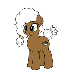 Size: 2000x2001 | Tagged: safe, artist:vomitvomiting, derpibooru import, oc, oc:cotton clump, pony, image, png, simple background, solo, white background