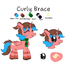 Size: 1356x1350 | Tagged: safe, artist:rosie_eclairs, artist:rosy_eclairs, derpibooru import, oc, oc:curlybrace, alicorn, bat pony, bat pony alicorn, changeling, pony, bat pony oc, bat wings, black sclera, changeling oc, clothes, female, horn, image, mare, png, reference sheet, rough sketch, scarf, striped scarf, tail, wings