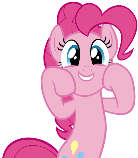 Size: 837x955 | Tagged: safe, artist:飞影集团, derpibooru import, pinkie pie, earth pony, pony, g4, female, image, mare, png, simple background, smiling, solo, transparent background