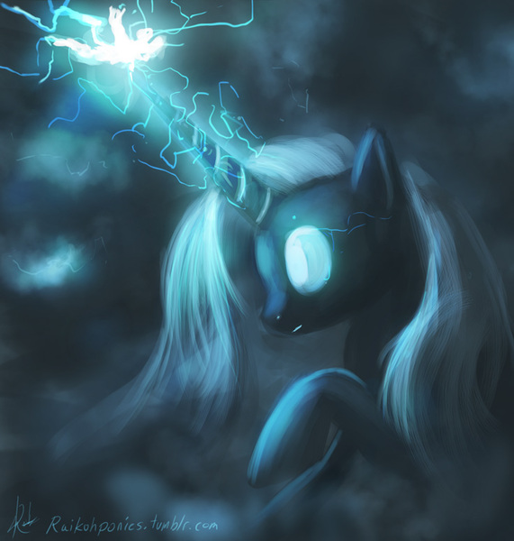 Size: 736x774 | Tagged: safe, artist:raikoh, derpibooru import, oc, ponified, unofficial characters only, elemental, pony, unicorn, 30 minute art challenge, electricity, horn, image, jpeg, lightning, solo