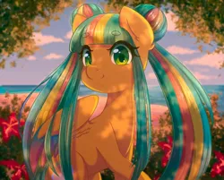 Size: 1072x862 | Tagged: safe, artist:fluffymaiden, derpibooru import, oc, oc:mango sorbet, pegasus, pony, female, image, jpeg, mare, solo