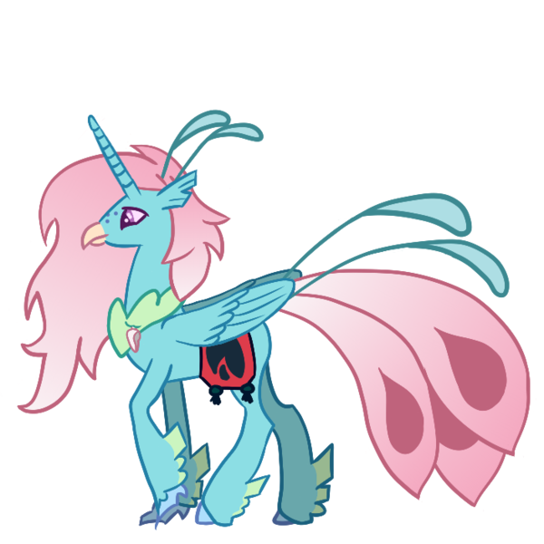 Size: 706x706 | Tagged: safe, artist:3173_delta, derpibooru import, oc, oc:sunrise sky, unofficial characters only, alicorn, classical hippogriff, hippogriff, hybrid, pony, g4, alicorn oc, beak, claws, digital art, freckles, gradient hair, gradient mane, gradient tail, hippogriff oc, horn, hybrid oc, image, interspecies offspring, magical lesbian spawn, male, offspring, parent:princess celestia, parent:queen novo, parents:novolestia, pink hair, pink mane, pink tail, pixel art, png, purple eyes, raised hoof, simple background, solo, stallion, tail, trace, transparent background, wings