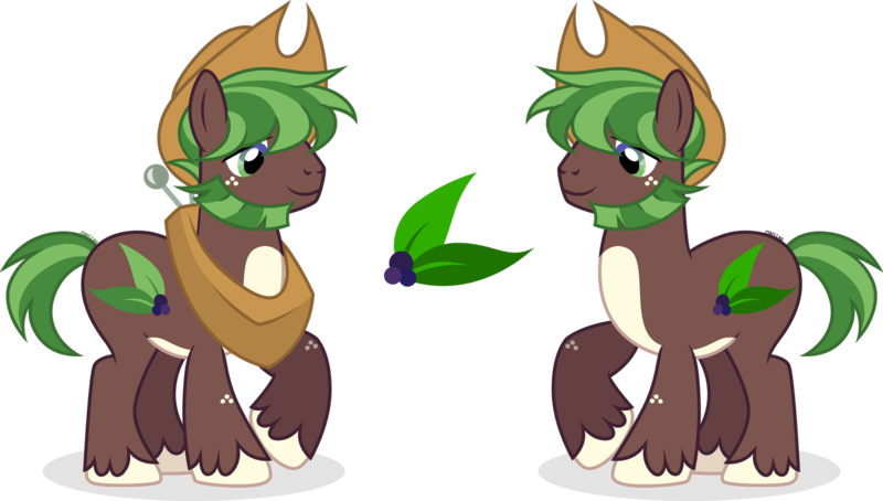 Size: 1920x1090 | Tagged: safe, artist:cirillaq, derpibooru import, oc, oc:green pom, earth pony, pony, hat, image, male, png, simple background, stallion, transparent background, yoke