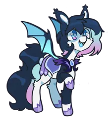 Size: 800x900 | Tagged: safe, artist:star-theft, derpibooru import, oc, oc:neo starstorm, unofficial characters only, bat pony, pony, armor, bat pony oc, bat wings, image, night guard armor, png, simple background, solo, transparent background, wings