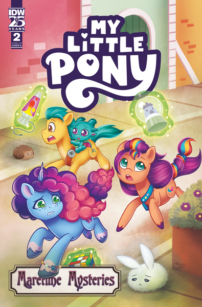 Size: 2063x3131 | Tagged: safe, artist:abigail starling, derpibooru import, idw, official, hitch trailblazer, sparky sparkeroni, sunny starscout, dragon, earth pony, pony, unicorn, g5, spoiler:comic, spoiler:g5, spoiler:g5comic, comic cover, cover, cover art, female, horn, image, male, mane stripe sunny, mare, maretime mysteries #2, misty brightdawn, my little pony: maretime mysteries, official comic, png, rebirth misty, stallion