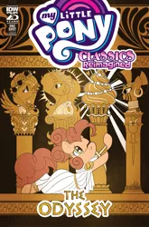 Size: 2063x3131 | Tagged: safe, artist:amy mebberson, derpibooru import, idw, official, pony, g4, comic cover, cover, cover art, high res, image, my little pony classics reimagined: the odyssey, my little pony logo, official comic, png