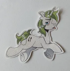 Size: 2543x2575 | Tagged: safe, artist:k0potb, derpibooru import, oc, oc:ein, unofficial characters only, pony, unicorn, horn, image, jpeg, paper, paper pony, sketch, traditional art