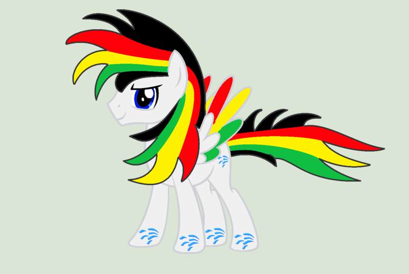 Size: 1496x1002 | Tagged: safe, artist:brightstar40k, derpibooru import, oc, oc:shane park, pegasus, pony, g4, image, male, pegasus oc, png, rainbow power, simple background, solo, wings