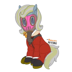 Size: 1024x1024 | Tagged: safe, artist:bloonacorn, derpibooru import, oc, earth pony, /mlp/ tf2 general, earth pony oc, image, mask, png, simple background, solo, team fortress 2, transparent background