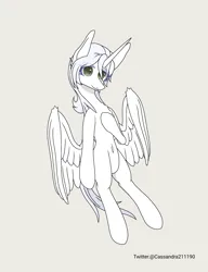 Size: 2000x2600 | Tagged: safe, artist:cassandra211190, derpibooru import, oc, oc:κασσάνδρα, alicorn, pony, alicorn oc, horn, image, png, wings