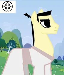 Size: 1200x1400 | Tagged: safe, ponerpics import, earth pony, pony, friendship is magic, image, png, samurai, samurai jack, solo