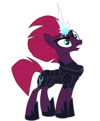 Size: 1589x1931 | Tagged: safe, artist:gmaplay, derpibooru import, fizzlepop berrytwist, tempest shadow, pony, unicorn, g4, my little pony: the movie, armor, broken horn, eye scar, facial scar, female, high res, horn, image, mare, png, pretty pretty tempest, scar, simple background, smiling, solo, transparent background, vector