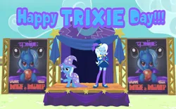 Size: 5397x3337 | Tagged: safe, artist:shieldwingarmorofgod, derpibooru import, trixie, human, unicorn, equestria girls, g4, female, horn, image, png, solo, trixie day