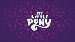 Size: 1920x1080 | Tagged: safe, derpibooru import, g5, image, loading screen, my little pony logo, my little pony: a maretime bay adventure, no pony, patterned background, png