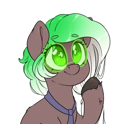 Size: 3000x3000 | Tagged: safe, artist:fluffyxai, derpibooru import, oc, oc:cutting edge, unofficial characters only, pony, glasses, image, png, simple background, smiling, solo, transparent background