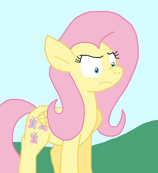 Size: 805x882 | Tagged: safe, artist:cmara, derpibooru import, fluttershy, pegasus, g4, image, png, solo