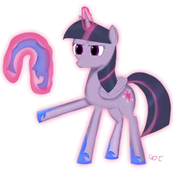 Size: 5000x5000 | Tagged: safe, artist:пшеница, derpibooru import, mean twilight sparkle, twilight sparkle, twilight sparkle (alicorn), alicorn, pony, g4, clone, clothes, cosplay, costume, derpibooru exclusive, evil clone, female, glow, glowing horn, horn, image, jewelry, magic, mlp fim's fourteenth anniversary, nightmare moon armor, png, regalia, simple background, solo, telekinesis, transparent background