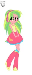 Size: 288x664 | Tagged: safe, artist:xxdavid5000xx, derpibooru import, lemon zest, equestria girls, g4, image, jpeg, solo