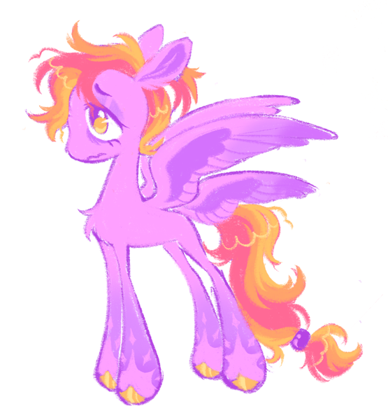 Size: 1304x1410 | Tagged: safe, artist:peaceandlove26, artist:twinklewish, derpibooru import, oc, oc:dreamweaver, unofficial characters only, pegasus, pony, seraph, g4, 2021, bags under eyes, chest fluff, colored eyebrows, colored eyelashes, colored hooves, colored pinnae, colored wings, colored wingtips, eyeshadow, four wings, frown, gold hooves, gradient legs, hooves, image, leg markings, long legs, magical lesbian spawn, makeup, male, male oc, missing cutie mark, multiple wings, offspring, old art, parent:princess luna, parent:twilight sparkle, parents:twiluna, pegasus oc, pink coat, png, ponytail, profile, purple eyelashes, purple eyeshadow, purple wingtips, shiny mane, shiny tail, short mane, simple background, solo, spread wings, stallion, stallion oc, tail, tail tie, thin legs, three toned mane, three toned tail, three toned wings, tied mane, tied tail, wavy mouth, white background, wings, yellow eyes, yellow hooves