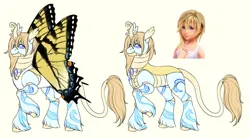 Size: 1280x708 | Tagged: safe, artist:malinraf1615, derpibooru import, changedling, changeling, changedlingified, image, jpeg, kingdom hearts, namine, solo, species swap