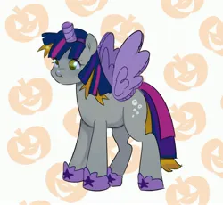 Size: 3330x3065 | Tagged: safe, derpibooru import, derpy hooves, pegasus, pony, alicorn costume, best pony, box, clothes, cosplay, costume, cropped, fake horn, fake wings, halloween, halloween costume, holiday, image, jpeg, nightmare night costume, solo, toilet paper roll, toilet paper roll horn, twilight muffins, twilight sparkle costume, wig