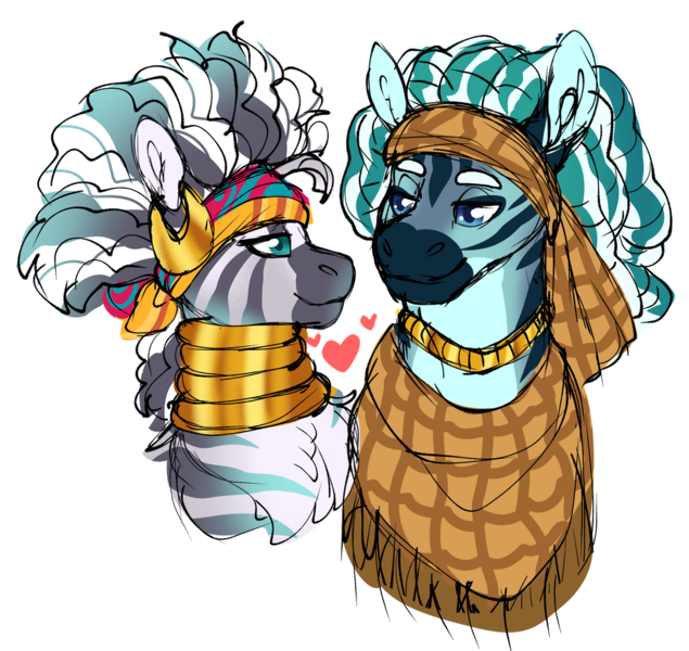 Size: 1280x1209 | Tagged: safe, artist:malinraf1615, derpibooru import, zecora, zebra, alternate hairstyle, image, maji, png, simple background, transparent background