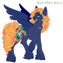 Size: 2000x2000 | Tagged: safe, artist:fhroggy, derpibooru import, oc, unofficial characters only, pegasus, pony, ear piercing, earring, image, jewelry, magical gay spawn, male, necklace, offspring, parent:bow hothoof, parent:pear butter, pegasus oc, piercing, png, simple background, solo, stallion, transparent background, wings