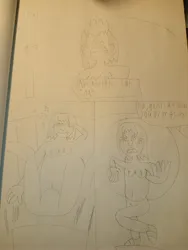 Size: 3072x4096 | Tagged: safe, artist:elijahzx360, derpibooru import, chris chan, fail, image, jpeg, lifting, traditional art