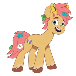 Size: 1200x1200 | Tagged: safe, artist:prixy05, derpibooru import, oc, oc:butterscotch, unofficial characters only, earth pony, pony, g5, my little pony: tell your tale, glasses, image, leaves in mane, male, png, simple background, solo, stallion, transparent background, vector