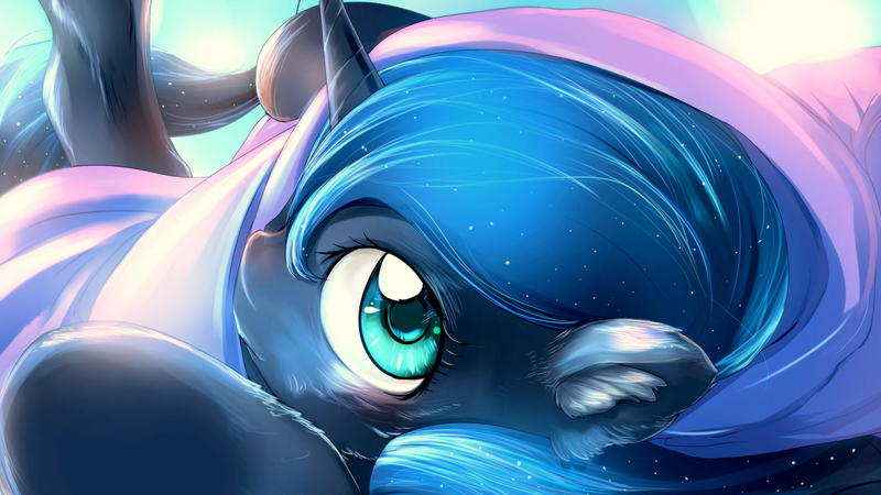 Size: 1920x1080 | Tagged: safe, artist:bakki, derpibooru import, princess luna, alicorn, pony, g4, close-up, female, fluffy, image, jpeg, mare, solo, wallpaper