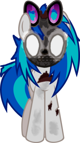 Size: 801x1430 | Tagged: grimdark, artist:epicheavytf2, artist:pyrogaming, artist:zacatron94, derpibooru import, edit, vector edit, vinyl scratch, pony, undead, unicorn, zombie, zombie pony, g4, blood, bone, broken glass, broken glasses, broken horn, bruised, burned, burned face, burnt, cut, cute, dirty, female, five nights at freddy's, five nights at wario's, five nights at wario's 3, glasses, glow, hooves, horn, image, injured, looking at you, mare, messy mane, messy tail, png, ruffled hair, skull, slash, sunglasses, tail, teeth, vector, vinyl's glasses, white eyes