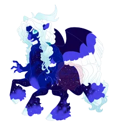 Size: 4878x5201 | Tagged: safe, artist:gigason, derpibooru import, oc, oc:protostar, centaur, taur, colored wings, image, multicolored wings, offspring, parent:lord tirek, parent:nightmare moon, png, simple background, solo, transparent background, wings