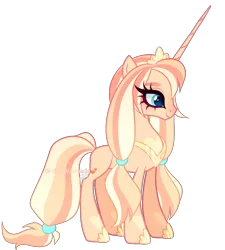 Size: 1387x1541 | Tagged: safe, artist:gihhbloonde, derpibooru import, oc, pony, unicorn, female, horn, image, magical lesbian spawn, mare, offspring, parent:applejack, parent:princess cadance, parents:cadjack, png, simple background, solo, transparent background