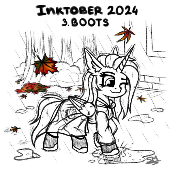 Size: 1000x1000 | Tagged: safe, artist:sunamoonmlp, derpibooru import, oc, oc:sunamoon, alicorn, pony, g4, cute, female, horn, image, inktober, inktober 2024, my little pony, png, wings