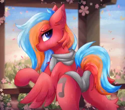 Size: 3300x2900 | Tagged: suggestive, artist:gaffy, derpibooru import, oc, oc:gaffy, unofficial characters only, pegasus, blue eyes, blushing, bunny ears, bunny suit, butt, butt focus, cameltoe, clothes, dock, female, flower, image, pegasus oc, png, solo, solo female, tail, wings