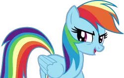 Size: 1152x728 | Tagged: safe, artist:stephen-fisher, derpibooru import, rainbow dash, pegasus, pony, g4, female, image, png, simple background, solo, transparent background, vector