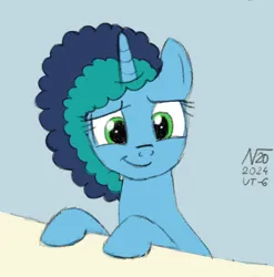 Size: 1010x1022 | Tagged: safe, artist:adamv20, derpibooru import, unicorn, g4, g5, g5 to g4, generation leap, horn, image, misty brightdawn, png, screencap reference, unitober 2024