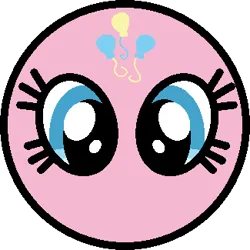 Size: 325x325 | Tagged: safe, artist:mega-poneo, derpibooru import, pinkie pie, ball, image, morph ball, pinkieball, png, simple background, transparent background