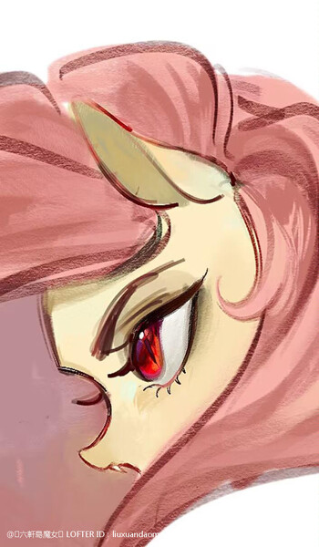 Size: 706x1210 | Tagged: safe, artist:flesh, derpibooru import, fluttershy, pegasus, pony, image, jpeg, solo