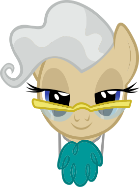 Size: 285x380 | Tagged: safe, derpibooru import, official, mayor mare, earth pony, pony, g4, .svg available, bust, glasses, head only, image, looking at you, png, portrait, smiling, solo, vector