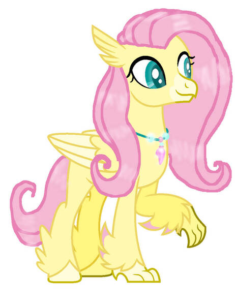 Size: 828x1075 | Tagged: safe, artist:daydreamsunset23, derpibooru import, fluttershy, classical hippogriff, hippogriff, g4, base used, classical hippogriffied, female, folded wings, hippogriffied, hipposhy, image, jewelry, jpeg, necklace, simple background, smiling, solo, species swap, white background, wings