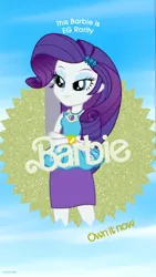 Size: 1080x1920 | Tagged: safe, derpibooru import, rarity, human, equestria girls, g4, barbie, barbie (film), female, image, jpeg, solo