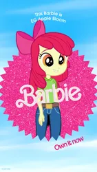 Size: 1080x1920 | Tagged: safe, derpibooru import, apple bloom, human, equestria girls, g4, barbie, barbie (film), female, image, jpeg, solo