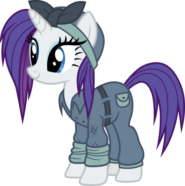 Size: 3000x3009 | Tagged: safe, artist:cloudy glow, derpibooru import, rarity, pony, unicorn, g4, clothes, female, high res, horn, image, mare, png, simple background, solo, sombraverse, transparent background, vector