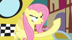 Size: 300x168 | Tagged: suggestive, artist:penis, derpibooru import, fluttershy, pony creator, derpibooru hacker, fuck you, get the police, image, jpeg, nazi, op is a duck, vulgar